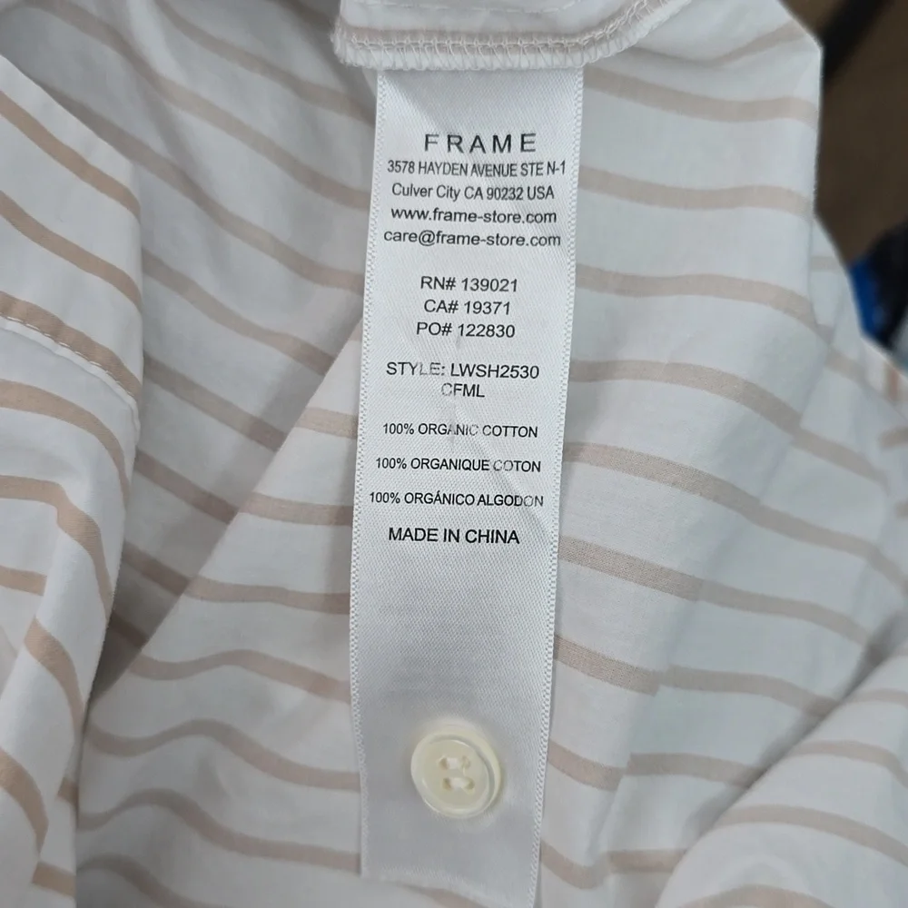 FRAME Women's Sheila Pocket Shirt - Picture 9 of 9
